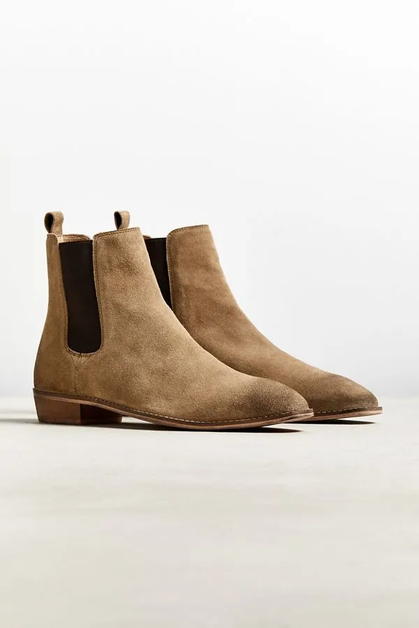 Tan Suede Chelsea Boot